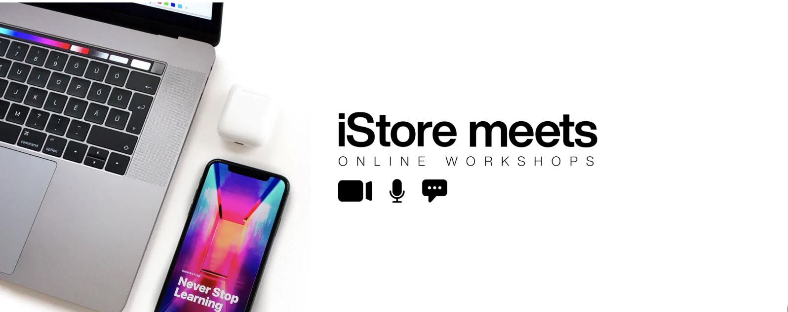 iStore Meets – Online Tech Workshops – Meeting Focus